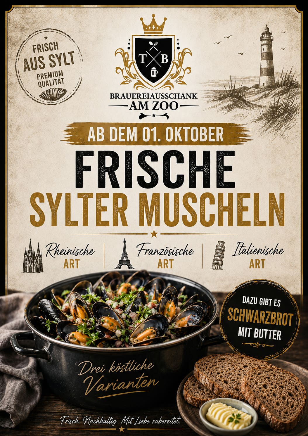 Sylter Muscheln im Tim's BaZ